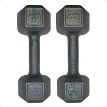 Par de Halteres Sextavado - 8 Kg Par de Halteres Sextavado - 8 Kg