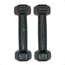 Par de Halteres Sextavado Revestido - 1 Kg Par de Halteres Sextavado Revestido - 1 Kg