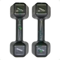 Par de Halteres Sextavado Revestido - 7 Kg