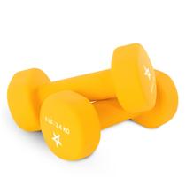 Par de Halteres Yes4All de Neoprene 3,6kg Laranja