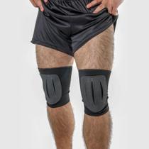 Par de Joelheira Original Elastica C/ Feltro, Protetor de Joelho, para Goleiro de Futsal, Volei, Dança, Academia