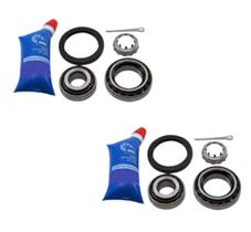 Par de kit rolamento roda traseira gol voyage parati inca santana versailles golf audi a3 ibiza saveiro passat