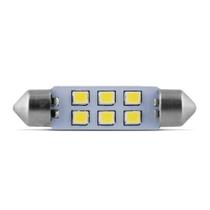 Par de lampada 6 leds 42mm 12 v branco