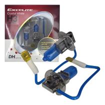 Par De Lâmpada Crystal White H3 12v 55w Super Branca Par De Lâmpada Crystal White H3 12v 55w Super Branca