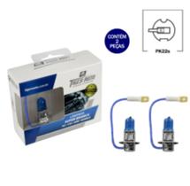 Par de lampada farol h3 12v 55w 4200k premium super branca