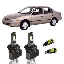 Par de Lampada H4 Alto e Baixo Corolla 1993 A 1997 Pingo T10 Par de Lampada H4 Alto e Baixo Corolla 1993 A 1997 Pingo T10