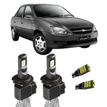 Par de Lampada H4 Alto e Baixo Corsa Classic 2002 A 2009 T10 Par de Lampada H4 Alto e Baixo Corsa Classic 2002 A 2009 T10