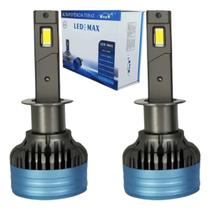 Par de Lâmpada Led MAX H1 H3 H7 H8/H11 HB3 HB4 6000k 15000 Lúmens 150W 12/24V Ip67 Rayx