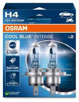 Par de Lâmpada Osram Cool Blue Intense H4 5000K 12V 60/55W