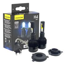 Par De Lâmpada Super Led H4 8000k 12v Tech One Alto E Baixo