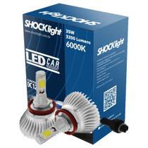 Par de Lâmpada Super LED Headlight H8 35W 6000K 3200 Lumens Shocklight SLL-10008
