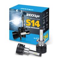 Par de Lâmpadas Automotivas Headlight S14 Nano H3 6000K 12V 3600LM Shocklight - SLL-140003