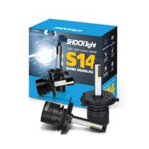 Par de Lâmpadas Automotivas Headlight S14 Nano H4 6000K 12V 32W 3600LM Shocklight - SLL-140004 Par de Lâmpadas Automotivas Headlight S14 Nano H4 6000K 12V 32W 3600LM Shocklight - SLL-140004