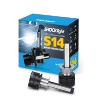 Par de Lâmpadas Automotivas Headlight S14 Nano N1 6000K 12V 32W 3600LM Shocklight - SLL-140001