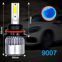 Par de Lâmpadas C6 Super Led 6000K H1 H3 H4 H7 H11 H13 H16 H27 HB3 HB4 12V a 24V Jorge