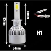 Par de Lâmpadas C6 Super Led 6000K H1 H3 H4 H7 H11 H13 H16 H27 HB3 HB4 12V a 24V Jorge