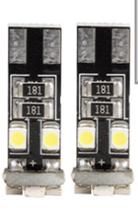 Par de lampadas em led tipo t10 12v com 9 leds (lampada tipo pingão)