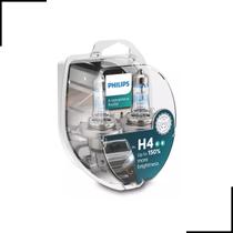 Par de Lâmpadas Farol RENAULT Logan Philips H4 XtremeVision 150% + Luz Par de Lâmpadas Farol RENAULT Logan Philips H4 XtremeVision 150% + Luz