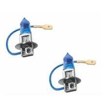 Par De Lâmpadas Halógena Super Brancas Code/tech One 12v H3 55w