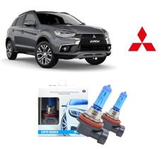 Par de Lampadas Halogenas Modelo Super Branca para Farol Baixo H11 com 8500K para Mitsubishi Asx