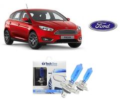 Par de Lampadas Halogenas Super Branca Farol Baixo H7 com 8500K para Novo Ford Focus 2015 a 2020 Par de Lampadas Halogenas Super Branca Farol Baixo H7 com 8500K para Novo Ford Focus 2015 a 2020
