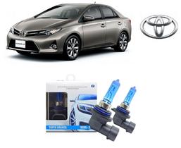 Par de Lampadas Halogenas Super Branca para Farol Baixo HB4 para Toyota Corolla Ano 2008 a 2016