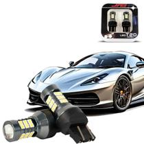 Par De Lâmpadas Led Pingão T20 7443 2 Polos Luz Diurna Drl R8