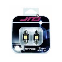 Par de Lâmpadas LED Torpedo 31mm 6 Leds JR8 - 31MM Par de Lâmpadas LED Torpedo 31mm 6 Leds JR8 - 31MM