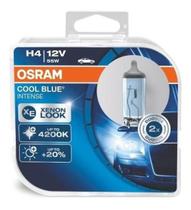 Par De Lampadas Osram Cool Blue Intense H4 55W 4200K 12V