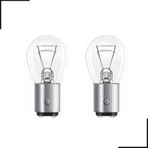 Par de Lâmpadas P21/5W 2 Polos 12V Luz Traseira