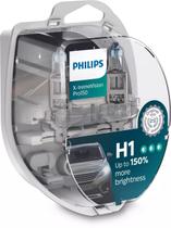 Par de lâmpadas philips x-treme vision pro150 h1 12v 55w 3450k