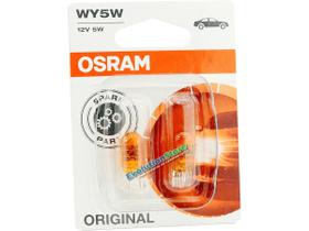 Par De Lâmpadas Pingo Osram T10 Âmbar Laranja W5w