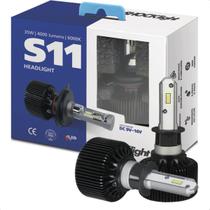 Par de Lâmpadas Super Led Headlight S11 H3 6000K 12V 35W 4000LM SLL-110003 Shocklight