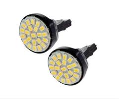 Par De Lampadas T20 22 Leds 12V Smd Super Branca