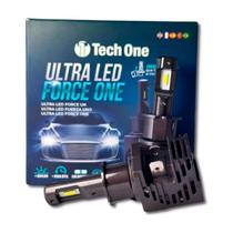 Par de Lâmpadas Ultra Led Force One 6000K 4100Lm HB4 Tech One Par de Lâmpadas Ultra Led Force One 6000K 4100Lm HB4 Tech One