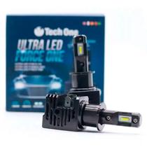 Par de Lâmpadas Ultra Led Force One HB3 6000k 8200 lumens 12V 50W - Tech One