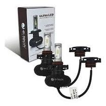 Par de Lâmpadas Ultra LED H-1 H-3 H-4 H-7 H-8 H-11 H-27 HB-3 HB-4 6000 Lumens