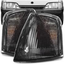 Par De Lanterna Dianteira Com Seta Fumê Para Ômega 1992/1998
