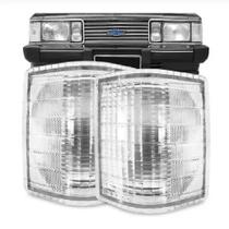 Par de Lanterna dianteira Opala 80 a 89 Cristal Par de Lanterna dianteira Opala 80 a 89 Cristal