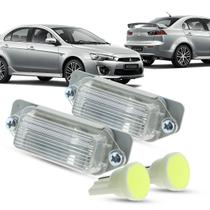 Par de Lanterna Luz de Placa + LED Mitsubishi Lancer 2011 2012 2013 2014 2015 2016 2017 2018 2019 2020