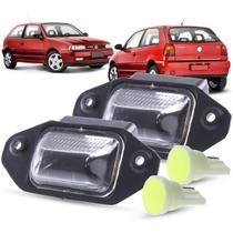 Par de Lanterna Luz De Placa + LED Volkswagen Gol G2 Bolinha 1996 1997 1998 1999 Special 2000 a 2001