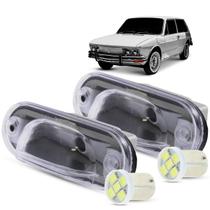 Par de Lanterna Luz de Placa + LED Volkswagen Passat 1973 até 1989 Brasília Variant Gol Voyage BX SP2