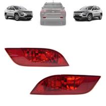 Par de lanterna refletora do parachoque traseiro compass 2017 a 2021 Par de lanterna refletora do parachoque traseiro compass 2017 a 2021