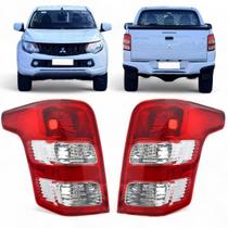 Par De Lanterna Traseira Mitsubishi L200 Triton 2017 2018 2019 2020 2021 2022 2023 Ré Cristal Par De Lanterna Traseira Mitsubishi L200 Triton 2017 2018 2019 2020 2021 2022 2023 Ré Cristal