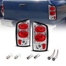 Par de Lanternas Traseiras AmeriLite Dodge Ram 02-06 Cromadas Par de Lanternas Traseiras AmeriLite Dodge Ram 02-06 Cromadas