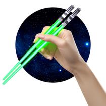 Par de LED verde Chopsticks ChopSabers Light Up