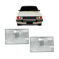Par de lentes de farol para Chevrolet Opala / Caravan 1980 a 1987 - Cibie