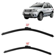 Par De Limpador De Parabrisa Palhetas Ecosport 2003 / 2012