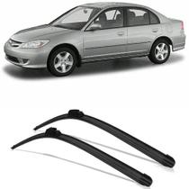 Par De Limpador De Parabrisa Palhetas Honda Civic 2001 / 2006 Par De Limpador De Parabrisa Palhetas Honda Civic 2001 / 2006