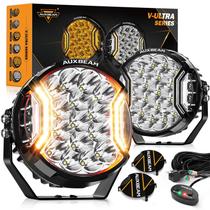 Par de Luces Auxbeam V-Ultra Series para Todo Terreno, Redondas de 7 pulgadas